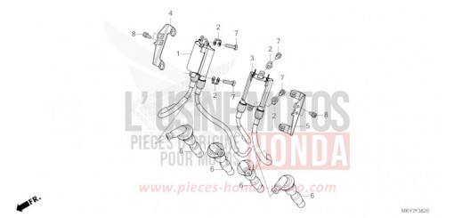 BOBINE D'ALLUMAGE CB650RACT de 2026